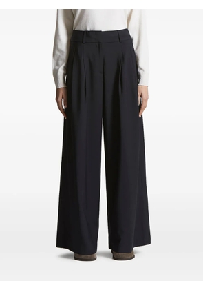 Peserico pleated wide-leg trousers - Blue