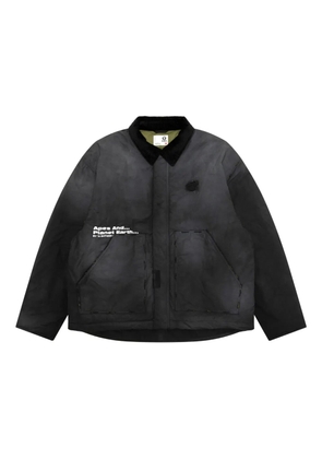 AAPE BY *A BATHING APE® corduroy-collar jacket - Black