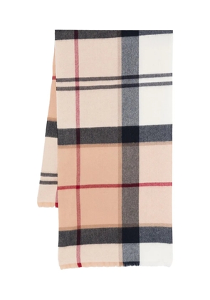 Barbour checked wool scarf - Neutrals