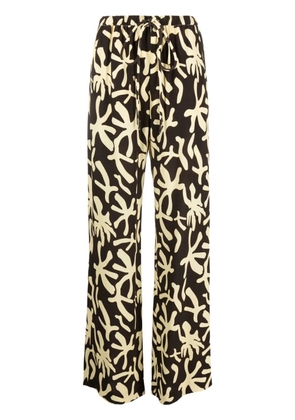 Nanushka abstract-print drawstring trousers - Black