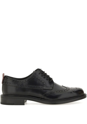 HUGO Brogue Lace-up Loafers - Black