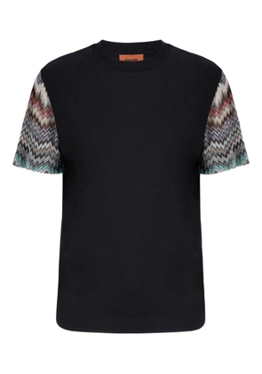 Missoni zig-zag sleeve top - Black