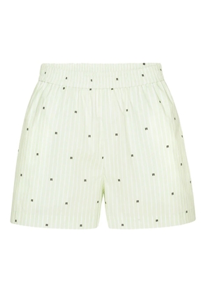 ROTATE BIRGER CHRISTENSEN striped shorts - Green