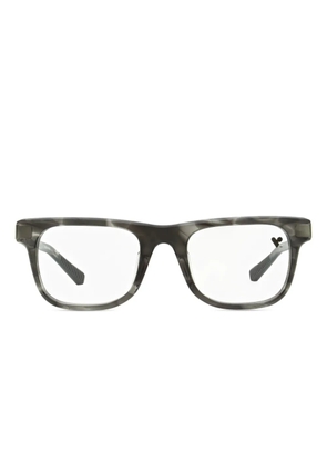 Shinola thunderbolt rectangle-frame glasses - Brown
