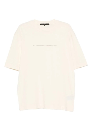 MEGUSTA logo-print T-shirt - Neutrals