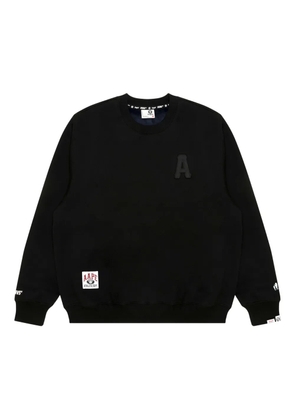 AAPE BY *A BATHING APE® appliqué graphic-print sweatshirt - Black