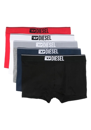 Diesel logo-waistband boxers (pack of five) - Red