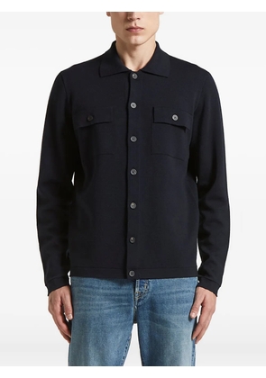 Peserico polo-collar cardigan - Black