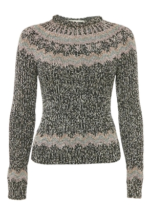 Valentino Pre-Owned ribbed-knit sweater - Black