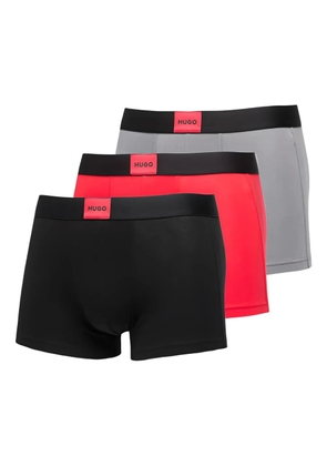 BOSS logo-waistband boxers (pack of three) - Black