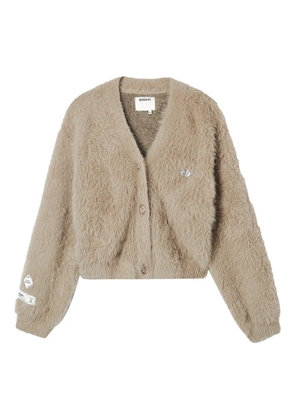 Musium Div. V-neck cardigan - Brown