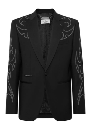Philipp Plein embroidered blazer - Black
