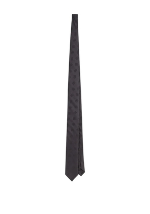 Dolce & Gabbana monogram-jacquard tie - Grey