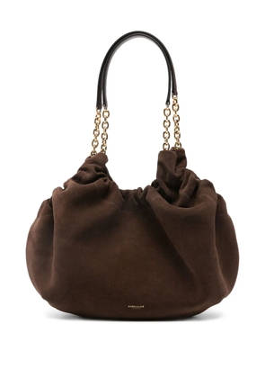 DeMellier Midi Miami suede shoulder bag - Brown