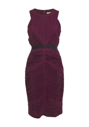 Burberry Pre-Owned plisse sleeveless midi dress - Purple