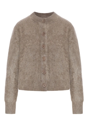Lisa Yang brushed cashmere cardigan - Neutrals