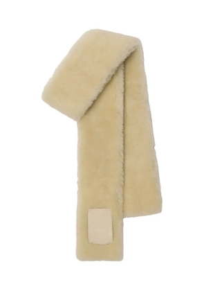 Burberry shearling scarf - Neutrals
