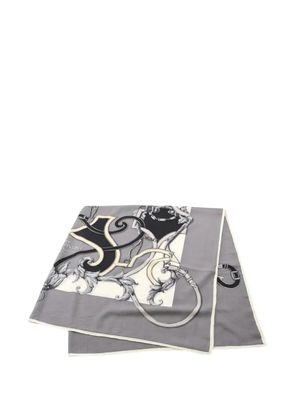 Hermès Pre-Owned L'instruction du Roy scarf - Grey