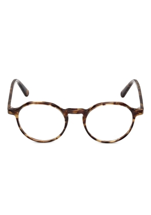 Moncler Eyewear round-frame glasses - Brown