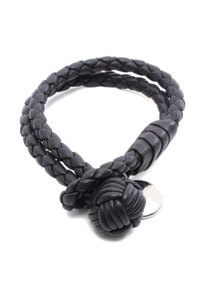 Bottega Veneta Pre-Owned Intrecciato leather bracelet - Black