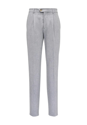 Brunello Cucinelli pleated wool trousers - Grey