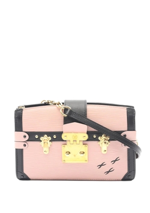 Louis Vuitton Pre-Owned Trunk textured clutch bag - Pink