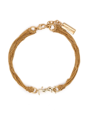 Saint Laurent Cassandre chain bracelet - Gold