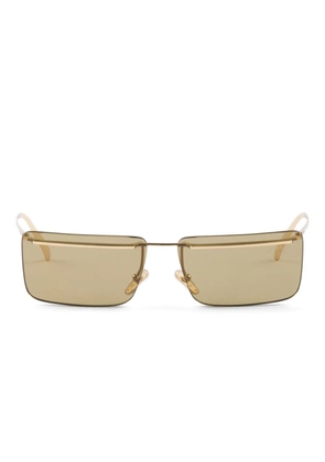 Prada Eyewear rectangle-frame sunglasses - Gold