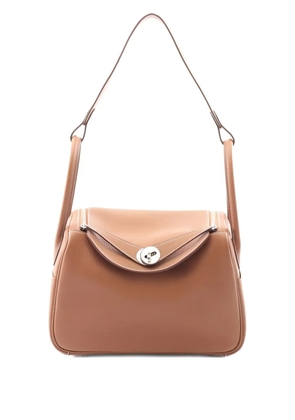 Hermès Pre-Owned 2025 Lindy 26 leather shoulder bag - Brown