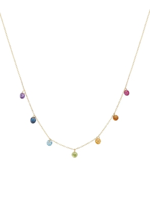 Persée 18K yellow gold precious stones necklace