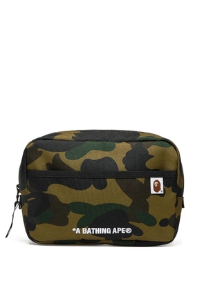 A BATHING APE® 1st Camo Cordura pouch - Green