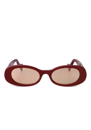 Gucci Eyewear oval-frame sunglasses - Red