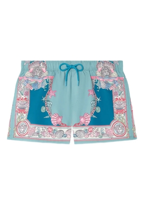 Versace Coral Theatre swim shorts - Blue