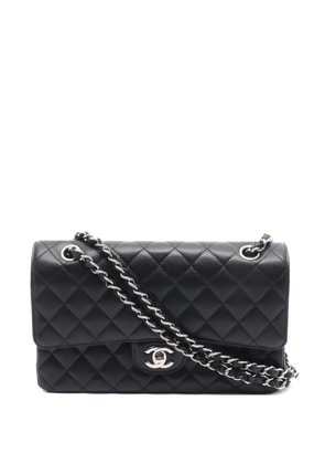 CHANEL Pre-Owned 2015-2016 Double Flap chain shoulder bag - Black