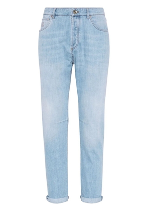 Brunello Cucinelli tapered-leg jeans - Blue