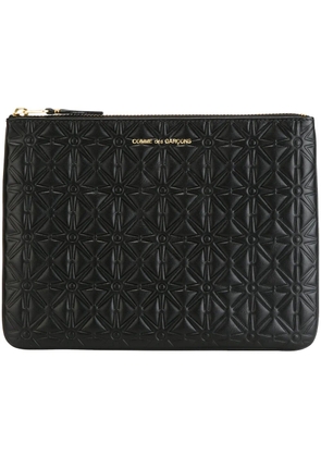 Comme Des Garçons Wallet 'Classic Embossed A' purse - Black