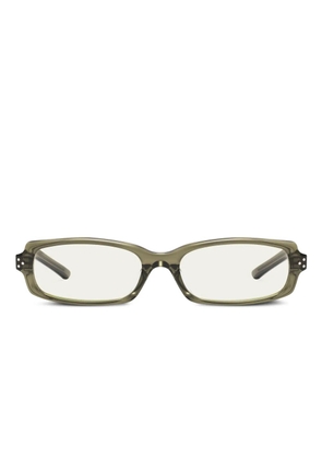 Gentle Monster Slyk KC1 rectangle-frame glasses - Green