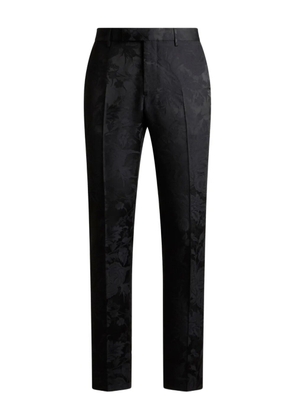 ETRO paisley-jacquard trousers - Black