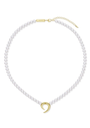 TASAKI 18kt yellow gold Collection Line Danger Horn Plus pearl necklace