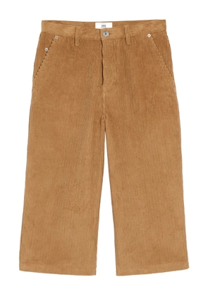 AMI Paris corduroy Bermuda shorts - Brown