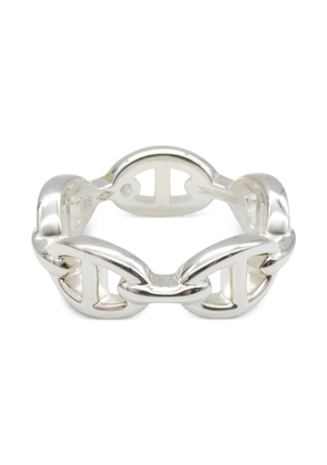 Hermès Pre-Owned 2010s chain d'ancre ring - Silver