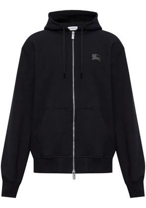 Burberry Equestrian Knight cotton hoodie - Black
