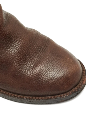 Tory Burch Double-T buckle leather boots - Brown