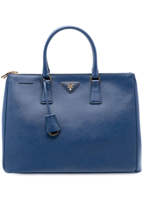 Prada Pre-Owned 2000-2025 Large Saffiano Lux Galleria Double Zip tote bag - Blue