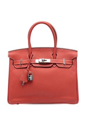 Hermès Pre-Owned 2011 Limited Edition Togo Birkin Retourne 30 Eclat handbag - Red