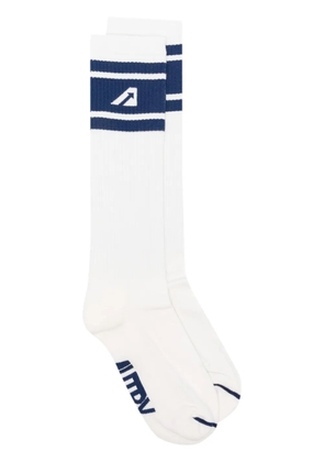 Autry logo-jacquard socks - Neutrals