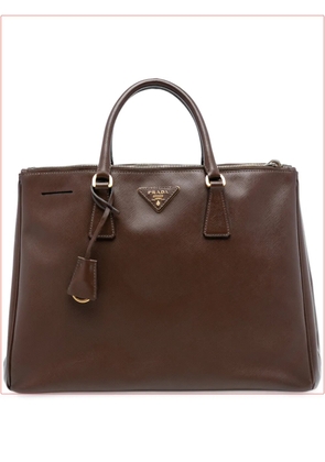 Prada Pre-Owned 2000-2025 Large Saffiano Lux Galleria Double Zip tote bag - Brown