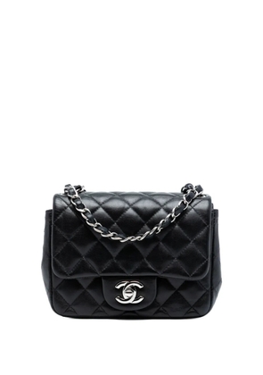 CHANEL Pre-Owned 2016-2017 Mini Square Classic Lambskin Single Flap crossbody bag - Black