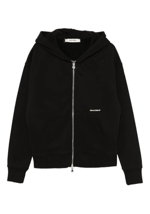 ABOUTBLANK logo-embroidered hoodie - Black