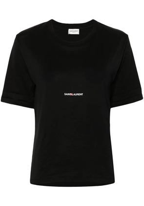 Saint Laurent logo-print T-shirt - Black